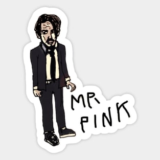 MISTER PINK Sticker